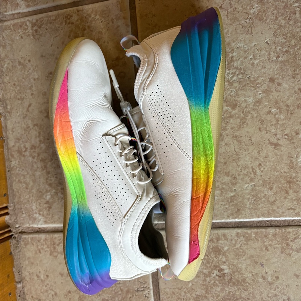 Clove Shoes RAINBOW SOUL White Limited PRIDE Nursing Size Women’s 10.5 Men’s 9